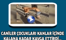 Küçük çocukları kavga ettirip eğlendiler
