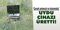 Elektronikle uğraşıyordu...